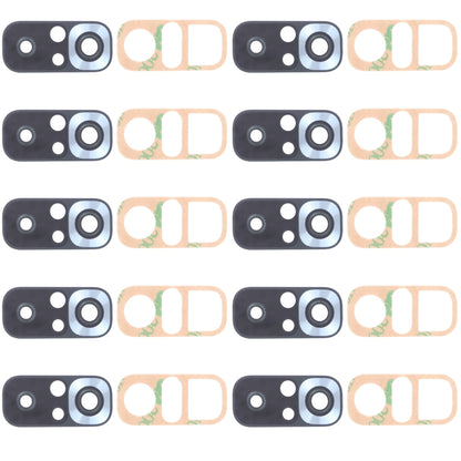 10 PCS Back Camera Lens for Xiaomi Redmi Note 10S M2101K7BG M2101K7BI M2101K7BNY, For Xiaomi Redmi Note 10S(Black), For Xiaomi Redmi Note 10S(Silver)