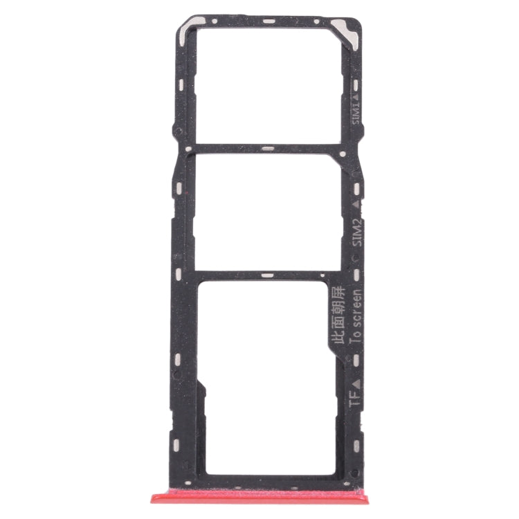 For OPPO Realme C12 RMX2189  SIM Card Tray + SIM Card Tray + Micro SD Card Tray