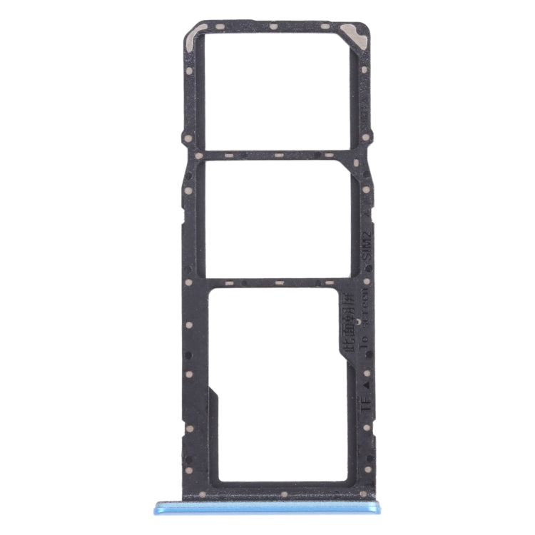 For OPPO Realme C21 / Realme C21Y RMX3201,RMX3261  SIM Card Tray + SIM Card Tray + Micro SD Card Tray