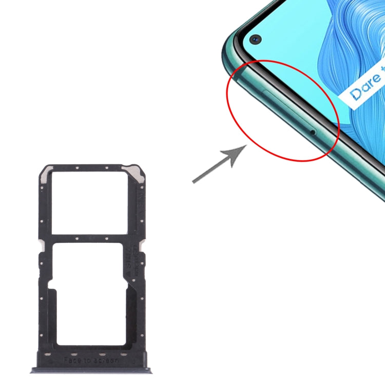 For OPPO Realme V5 5G  SIM Card Tray + SIM Card Tray / Micro SD Card Tray