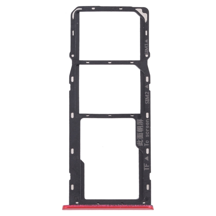 For OPPO Realme C3 RMX2027, RMX2020, RMX2021  SIM Card Tray + SIM Card Tray + Micro SD Card Tray