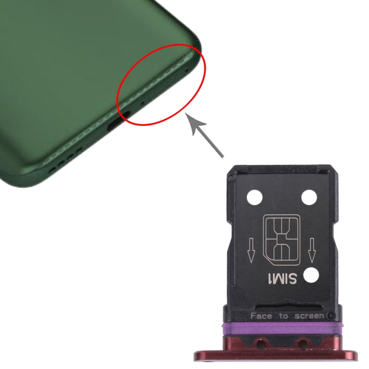 For OPPO Realme X50 Pro 5G RMX2075, RMX2071, RMX2076  SIM Card Tray + SIM Card Tray