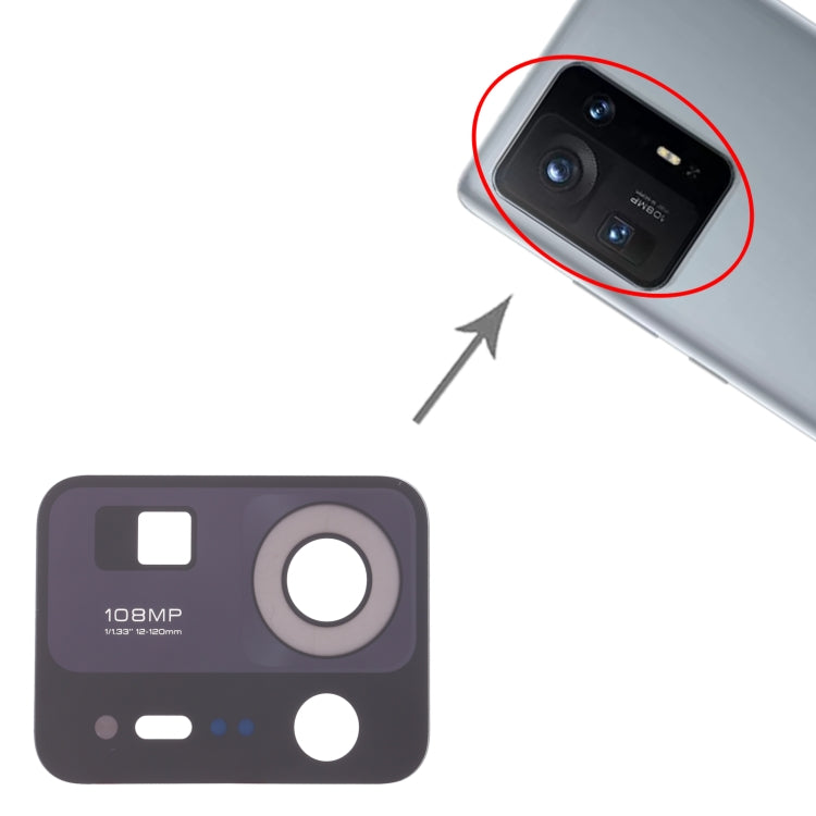 Lot de 10 lentilles de caméra arrière pour Xiaomi Mi Mix 4