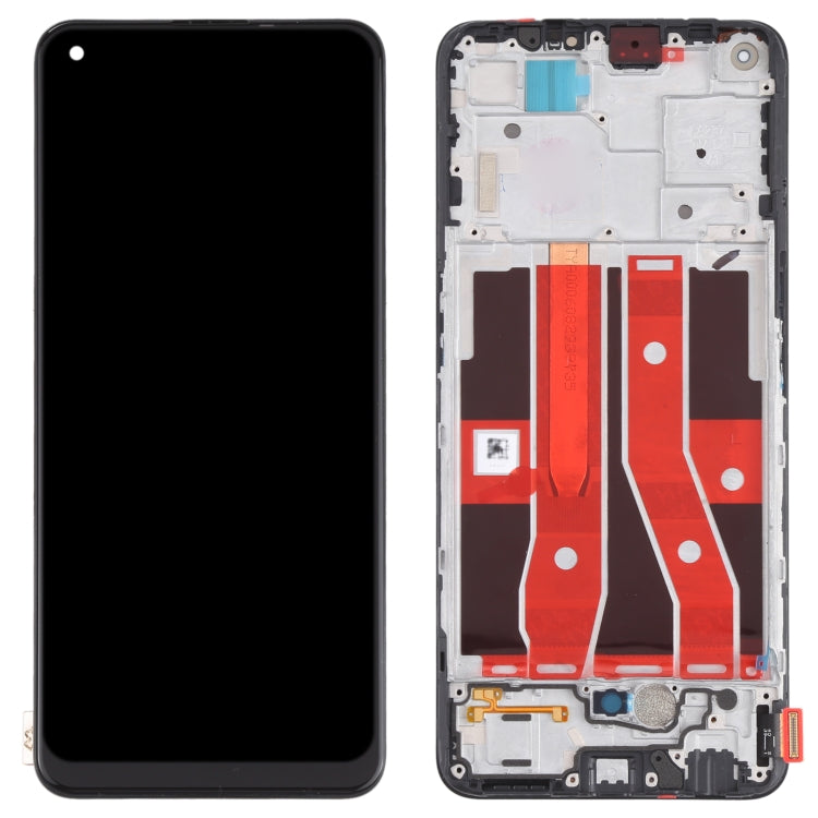 Écran LCD et numériseur complets d'origine avec châssis pour OPPO Reno4 SE PEAT00 PEAM00, pour OPPO Reno4 SE (Original)