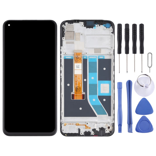 LCD Screen and Digitizer Full Assembly With Frame for OPPO Realme 7i / Realme C17 RMX2101 RMX2103, For OPPO Realme 7i/Realme C17