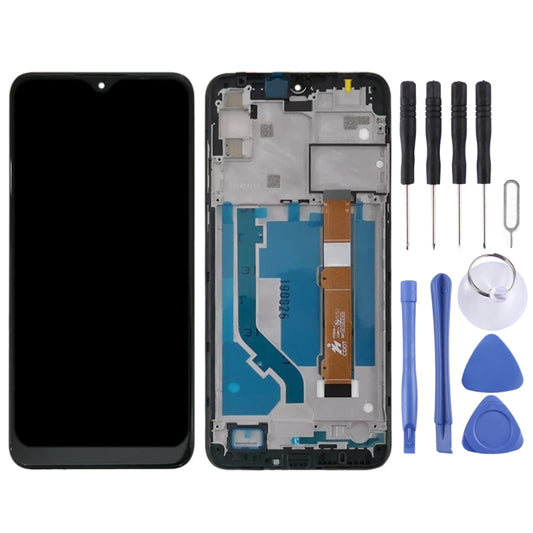 LCD Screen and Digitizer Full Assembly With Frame for Alcatel 3L 2020 OT5029 5029D 5029Y 5029U 5029, For Alcatel 3L 2020