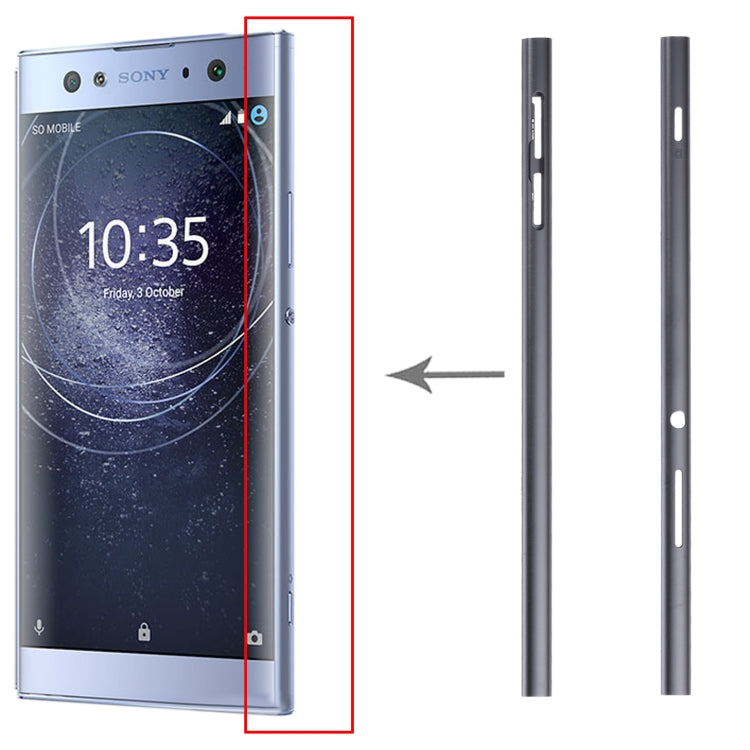 1 paire de barres latérales en métal pour Sony Xperia XA2 Ultra, pour Sony Xperia XA2 Ultra (Bleu), pour Sony Xperia XA2 Ultra