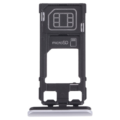 SIM Card Tray + Micro SD Card Tray for Sony Xperia 1 / Xperia XZ4, For Sony Xperia 1 / Xperia XZ4
