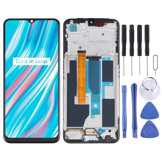 Original LCD Screen and Digitizer Full Assembly With Frame for OPPO A55 5G / Realme V11 5G PEMM00 PEMM20 PEMT00 PEMT20, For OPPO A55 5G
