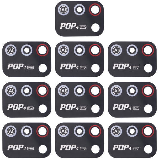 Pour objectif de caméra arrière Tecno Pop 4 Pro 10 pièces, pour Tecno Pop 4 Pro