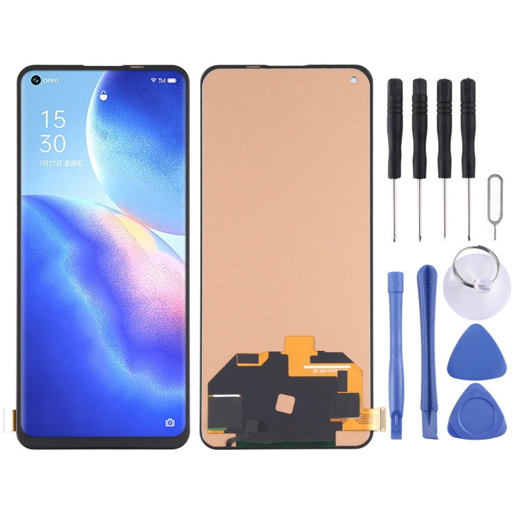 Écran LCD en matériau TFT et numériseur complet (ne prenant pas en charge l'identification par empreinte digitale) pour OPPO Reno5 Pro 5G / Reno5 Pro+ PDSM00 PDST00 CPH2201 PDRM00 PDRT00, Pour OPPO Reno5 Pro 5G (TFT)