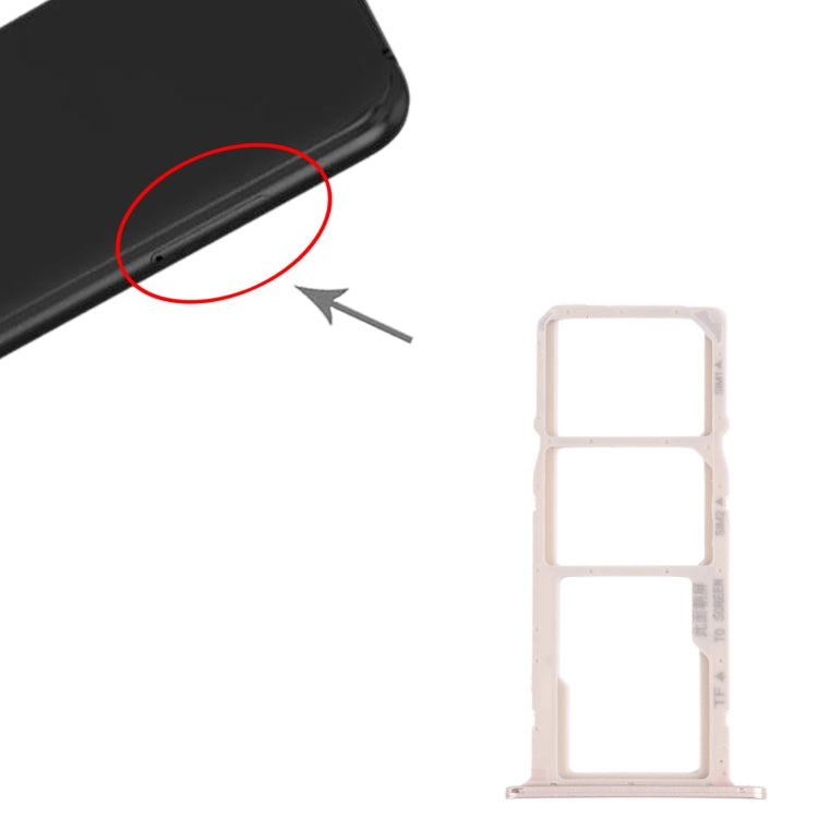 Tiroir pour carte SIM + Tiroir pour carte SIM + Tiroir pour carte Micro SD pour Huawei Y5 Lite (2018)