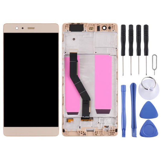 OLED Material LCD-Bildschirm und Digitizer vollständige Baugruppe mit Rahmen für Huawei P9 Plus, Für Huawei P9 Plus (OLED)