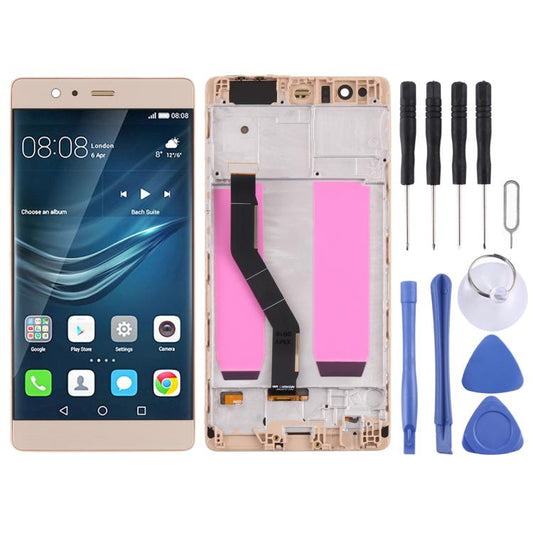 OLED Material LCD-Bildschirm und Digitizer vollständige Baugruppe mit Rahmen für Huawei P9 Plus, Für Huawei P9 Plus (OLED)