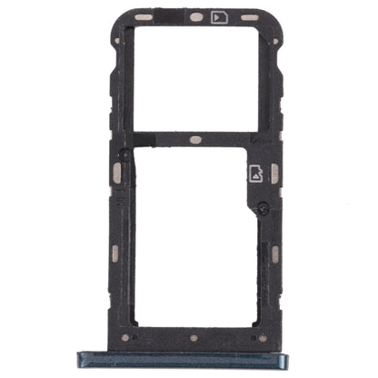 SIM Card Tray + SIM Card Tray / Micro SD Card Tray for ZTE Blade V10 Vita, For ZTE Blade V10 Vita, For ZTE Blade V10 Vita(Dark Green)