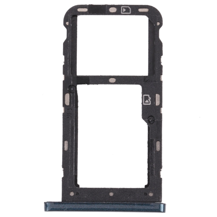 SIM Card Tray + SIM Card Tray / Micro SD Card Tray for ZTE Blade V10 Vita, For ZTE Blade V10 Vita, For ZTE Blade V10 Vita(Dark Green)