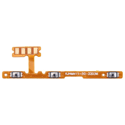 Power Button & Volume Button Flex Cable for Xiaomi Redmi Note 11 (China) 21091116AC / Redmi Note 11T 5G 21091116AI, For Xiaomi Redmi Note 11