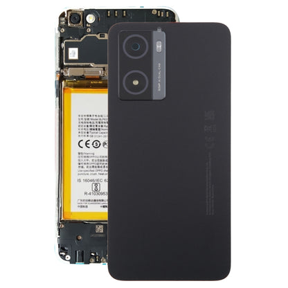 Pour OPPO A77 5G / A77s Coque arrière de batterie d'origine avec cadre d'objectif d'appareil photo, Pour OPPO A77s