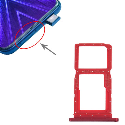 SIM-Kartenhalterung + SIM-Kartenhalterung / Micro-SD-Kartenhalterung für Honor 9X, Für Honor 9X