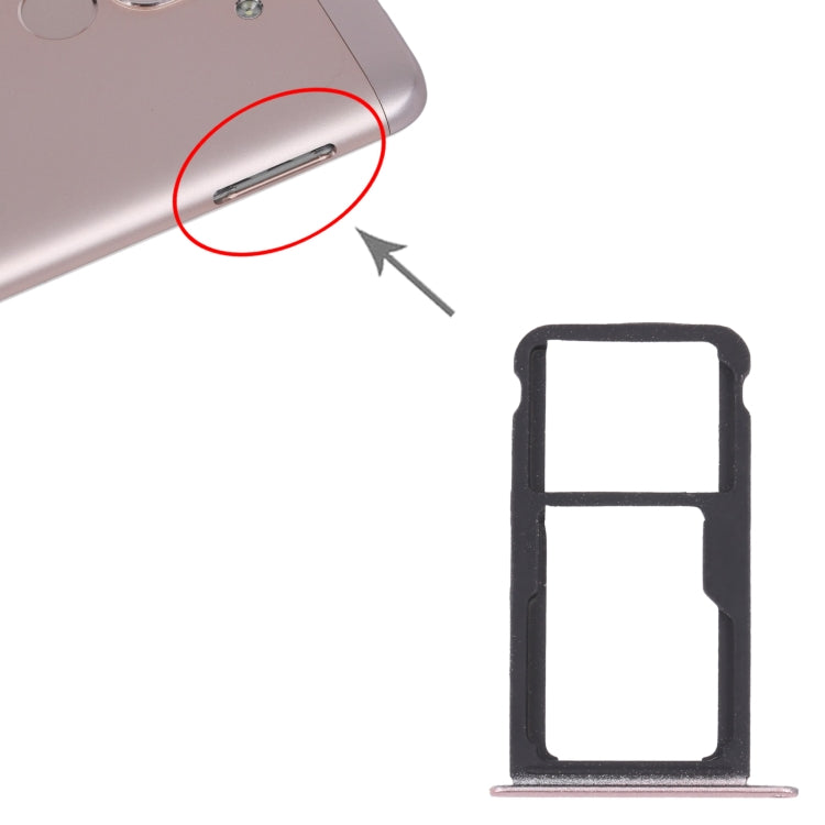 SIM Card Tray + SIM Card Tray / Micro SD Card Tray for Honor Play 6, For Honor Play 6