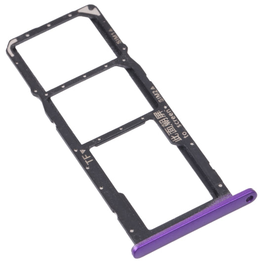 SIM Card Tray + SIM Card Tray / Micro SD Card Tray for Huawei Enjoy 20e, For Huawei Enjoy 20e