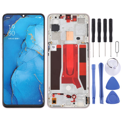 Écran LCD et numériseur complet d'origine avec cadre pour OPPO Reno3 5G/Reno3 Youth/F15/Find X2 Lite/K7 5G, pour OPPO Reno3 5G/Reno3 Youth/F15/Find X2 Lite/K7 5G, pour OPPO Reno3 5G