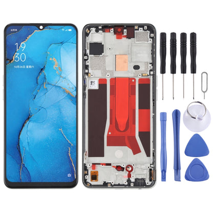 Écran LCD et numériseur complet d'origine avec cadre pour OPPO Reno3 5G/Reno3 Youth/F15/Find X2 Lite/K7 5G, pour OPPO Reno3 5G/Reno3 Youth/F15/Find X2 Lite/K7 5G, pour OPPO Reno3 5G