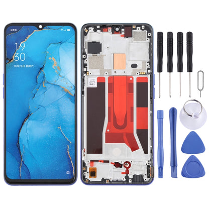 Écran LCD et numériseur complet d'origine avec cadre pour OPPO Reno3 5G/Reno3 Youth/F15/Find X2 Lite/K7 5G, pour OPPO Reno3 5G/Reno3 Youth/F15/Find X2 Lite/K7 5G, pour OPPO Reno3 5G