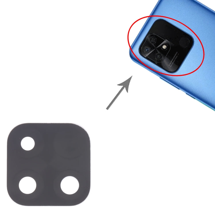 10 PCS Back Camera Lens For Xiaomi Redmi 10C/Redmi 10 India/Redmi 10 Power/Poco C40, For Xiaomi Redmi 10C/Redmi 10 India/Redmi 10 Power/Poco C40