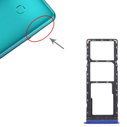 For Infinix Hot 10 Lite X657B SIM Card Tray + SIM Card Tray + Micro SD Card Tray, For Infinix Hot 10 Lite