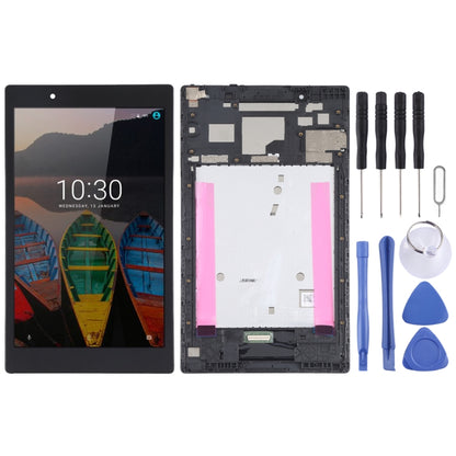 LCD Screen and Digitizer Full Assembly with Frame For Lenovo Tab3 8 Plus TB-8703X TB-8703 TB-8703F TB-8703N, For Lenovo Tab3 8 Plus