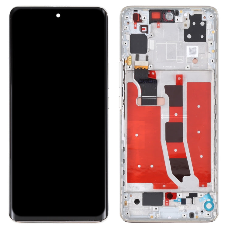 Original LCD Screen and Digitizer Full Assembly with Frame for Huawei Nova 8 5G
