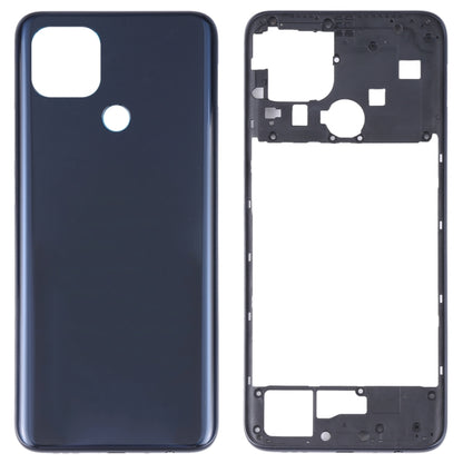For OPPO A15/A15S/A35 Battery Back Cover with Middle Frame