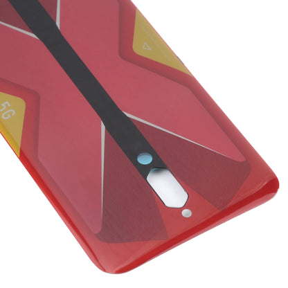 Battery Glass Back Cover for ZTE Nubia Red Magic 5G NX659J, For ZTE Nubia Red Magic 5G(Red)