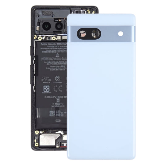 Cache arrière d'origine pour Google Pixel 7A avec cache d'objectif d'appareil photo