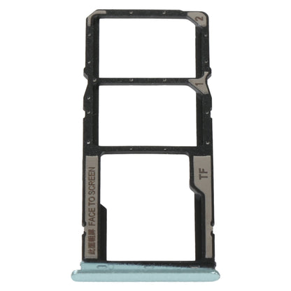 SIM Card Tray + SIM Card Tray + Micro SD Card Tray For Xiaomi Redmi 10C/Redmi 10 India/Poco C40, For Xiaomi Redmi 10C/Redmi 10 India/Poco C40