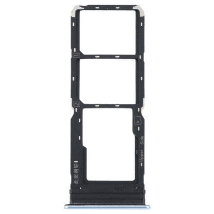 For vivo Y21 2021 / Y21S / Y21T / Y21T India SIM Card Tray + SIM Card Tray + Micro SD Card Tray