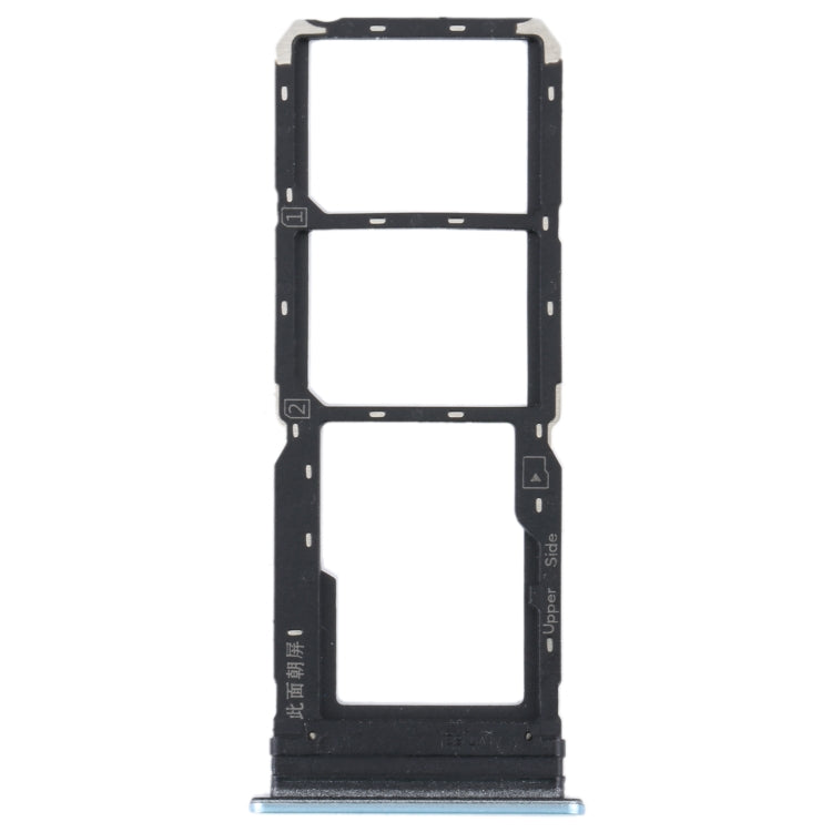 For vivo Y21 2021 / Y21S / Y21T / Y21T India SIM Card Tray + SIM Card Tray + Micro SD Card Tray