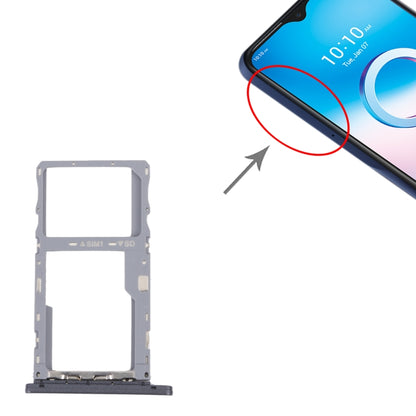 For Alcatel 3L 2020 Original SIM Card Tray + Micro SD Card Tray, For Alcatel 3L 2020