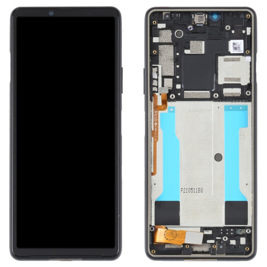 Original-LCD-Bildschirm für Sony Xperia 10 III SO-52B Digitizer Komplette Baugruppe mit Rahmen, für Sony Xperia 10 III (Original)