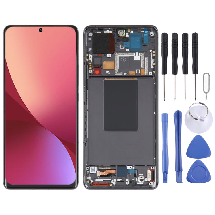 Écran LCD AMOLED d'origine avec châssis pour Xiaomi 12 Pro / 12S Pro (Original)