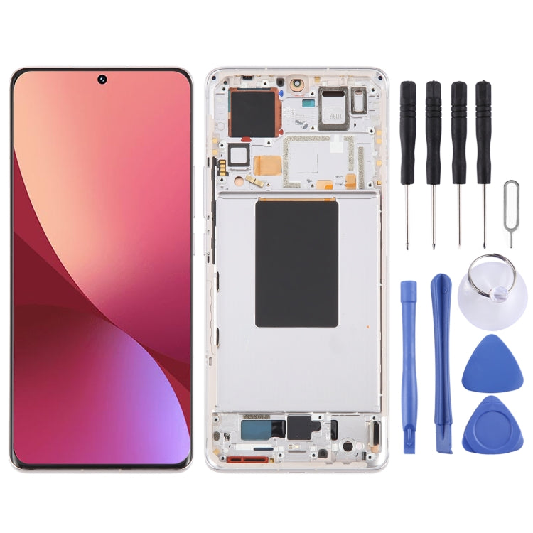 Écran LCD AMOLED d'origine avec châssis pour Xiaomi 12 Pro / 12S Pro (Original)