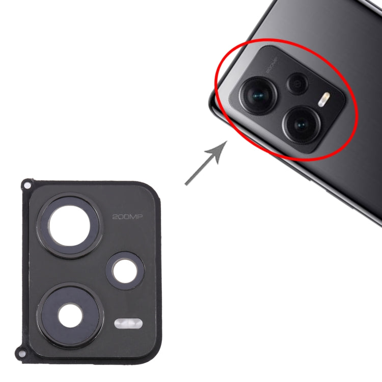 Back Camera Lens Frame for Xiaomi Redmi Note 12 Pro+, For Xiaomi Redmi Note 12 Pro+