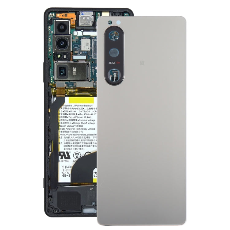 For Sony Xperia 5 III Original Battery Back Cover with Camera Lens Cover, For Sony Xperia 5 III