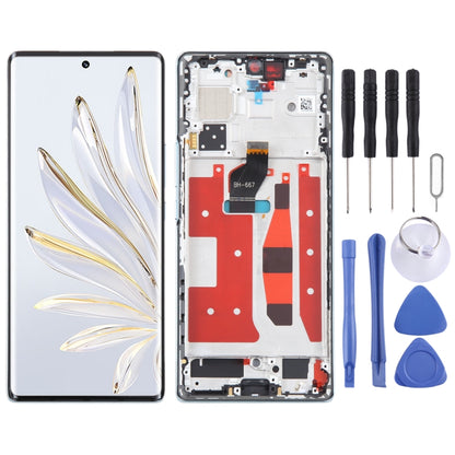 Original LCD Screen For Honor 70 Digitizer Full Assembly with Frame, For Honor 70  (Original)