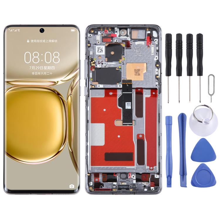 Écran LCD Original pour Huawei P50 Pro, Numériseur Complet avec Châssis, Pour Huawei P50 Pro (Original), Pour Huawei Mate 50 Pro (Original)