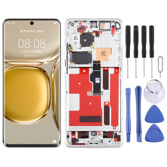 Original LCD Screen For Huawei P50 Pro Digitizer Full Assembly with Frame, For Huawei Mate 50 Pro (Original), For Huawei P50 Pro (Original)