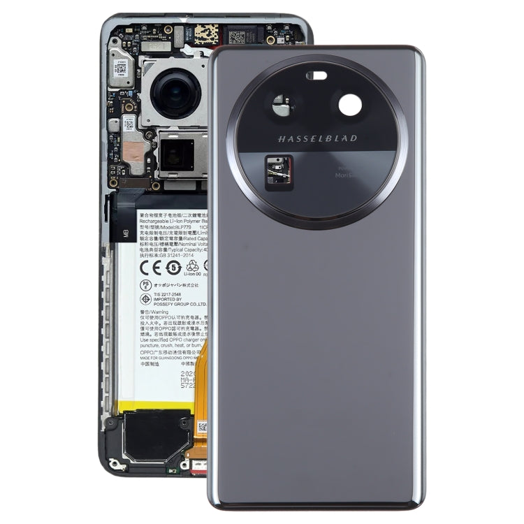 For OPPO Find X6 Original Battery Back Cover with Camera Lens Cover, For OPPO Find X6(Original), For OPPO Find X6
