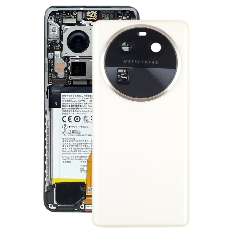 For OPPO Find X6 Original Battery Back Cover with Camera Lens Cover, For OPPO Find X6(Original), For OPPO Find X6