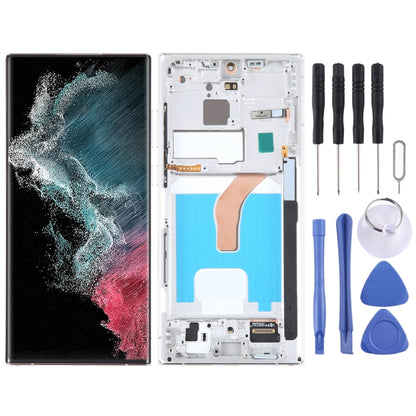 OLED LCD Screen For Samsung Galaxy S22 Ultra 5G SM-S908B Digitizer Full Assembly with Frame, For Samsung Galaxy S22 Ultra 5G(EU Edition), For Samsung Galaxy S22 Ultra 5G, For Samsung Galaxy S22 Ultra 5G(6.78 inch OLED )